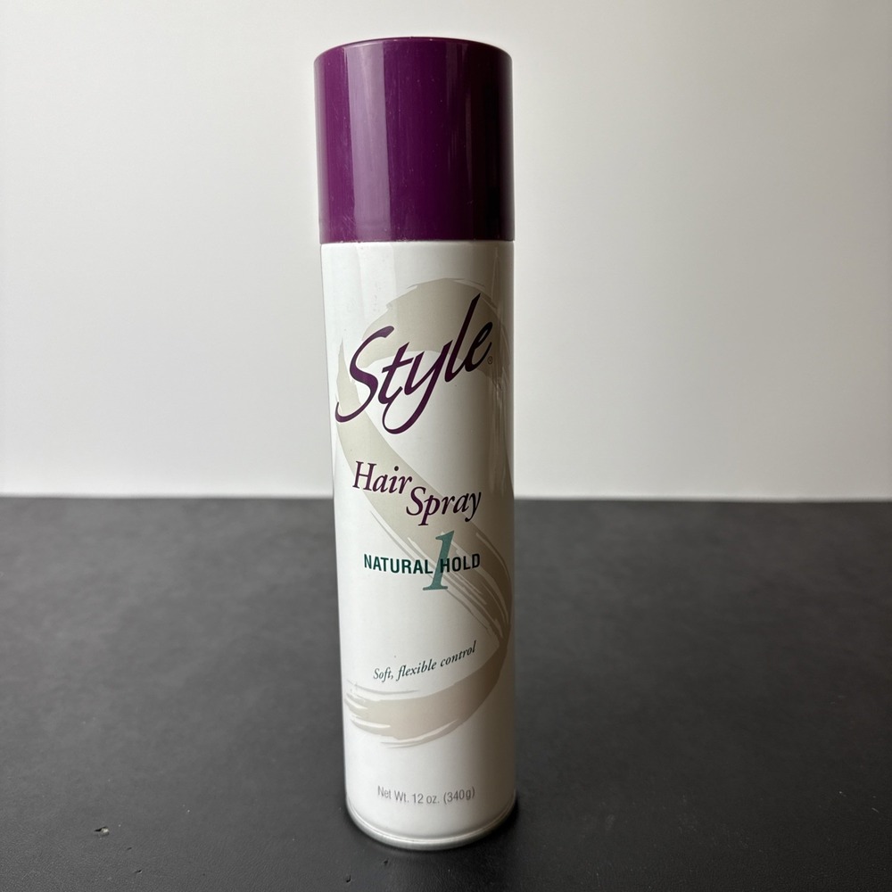 Lamaur STYLE Hair Spray Natural Hold 1 55%‎ VOC 12 oz 1999 HTF RARE